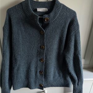 Everlane Alpaca Button-Up Cardigan